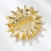 One Full Crystal Sunflower Brooch Valentines,Mom,Mother,Mother's Day,Gift