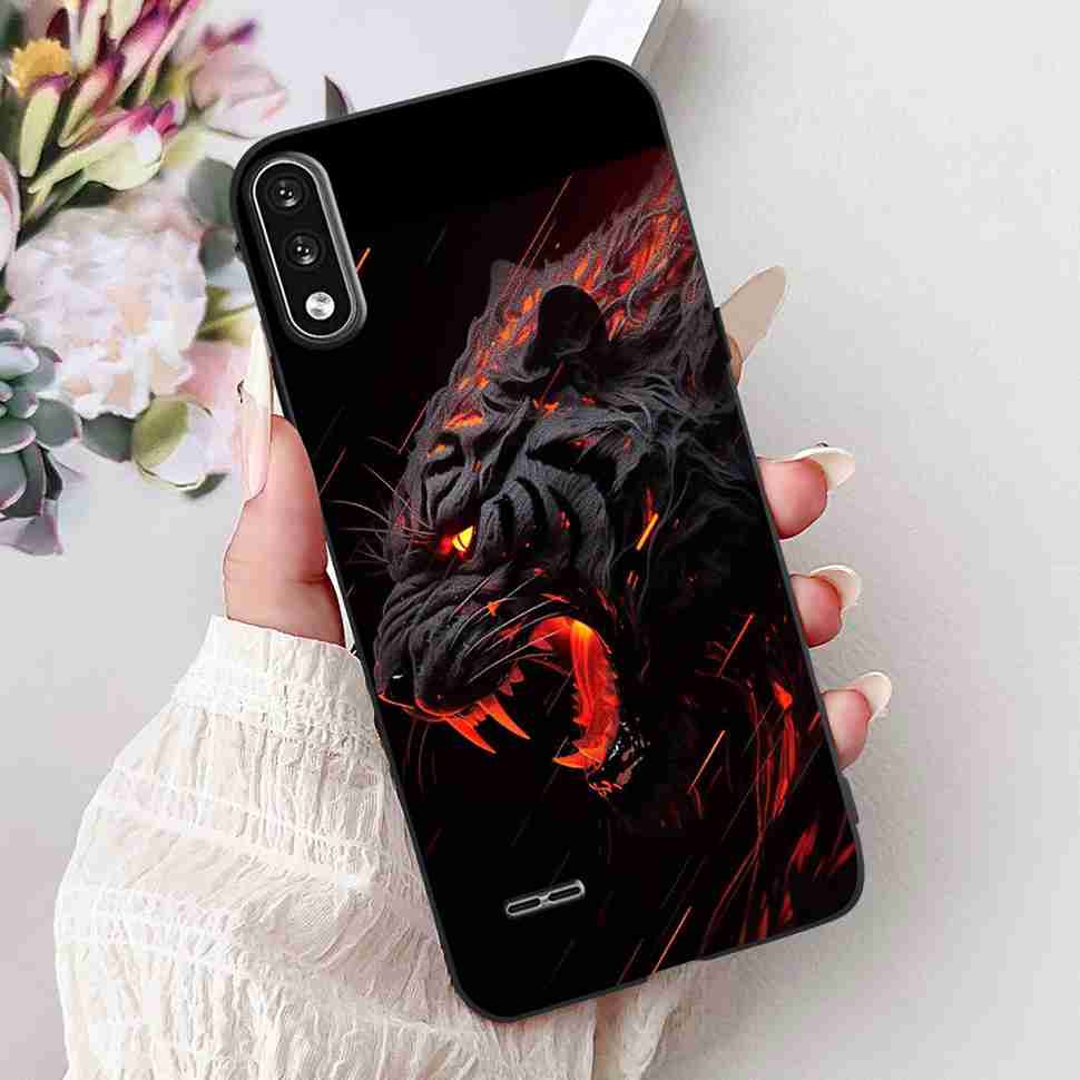 For LG K22 2020 Casing 6.2" Floral Pattern Cover Silicone Soft TPU For LG K 22 K22 LGK22 Cases Screen Protectors Coque Fundas
