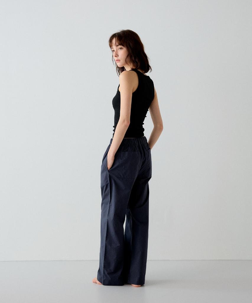 SAHAKI Paper Pants (Navy)