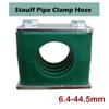 1pcs 6.4-44.5mm Diameter Pipe Bolted Plastic Clip Single Hole Standard Hydraulic Pipe Clamp Tube Fastener Assortment Kit Durable