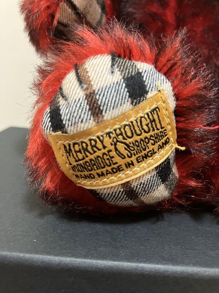 [USED] DAKS Teddy Bear Red