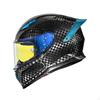 Carbon Fiber Complete Face Helmet | Aerodynamic, aerodynamically contoured, Helmet, for