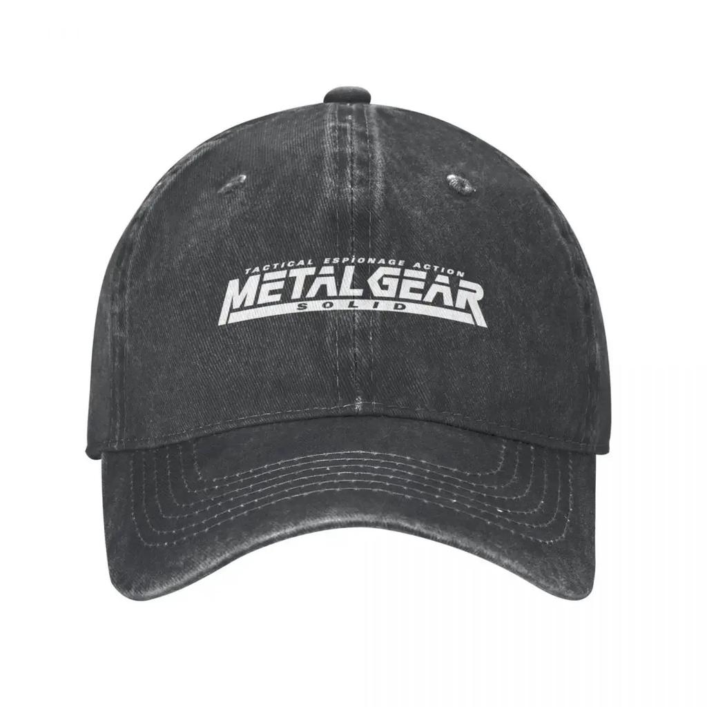 MGS 1 - Metal Gear Solid - Logo Negative Cowboy Hat Hat Luxury Brand hard hat Trucker Fishing cap
