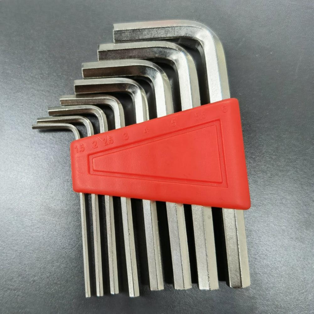 8Pcs Allen Wrench Allen Key Automotive Repair Tool Set Home Hand Job Tools Metric Wrench Inch Wrench L Wrench Keys Size