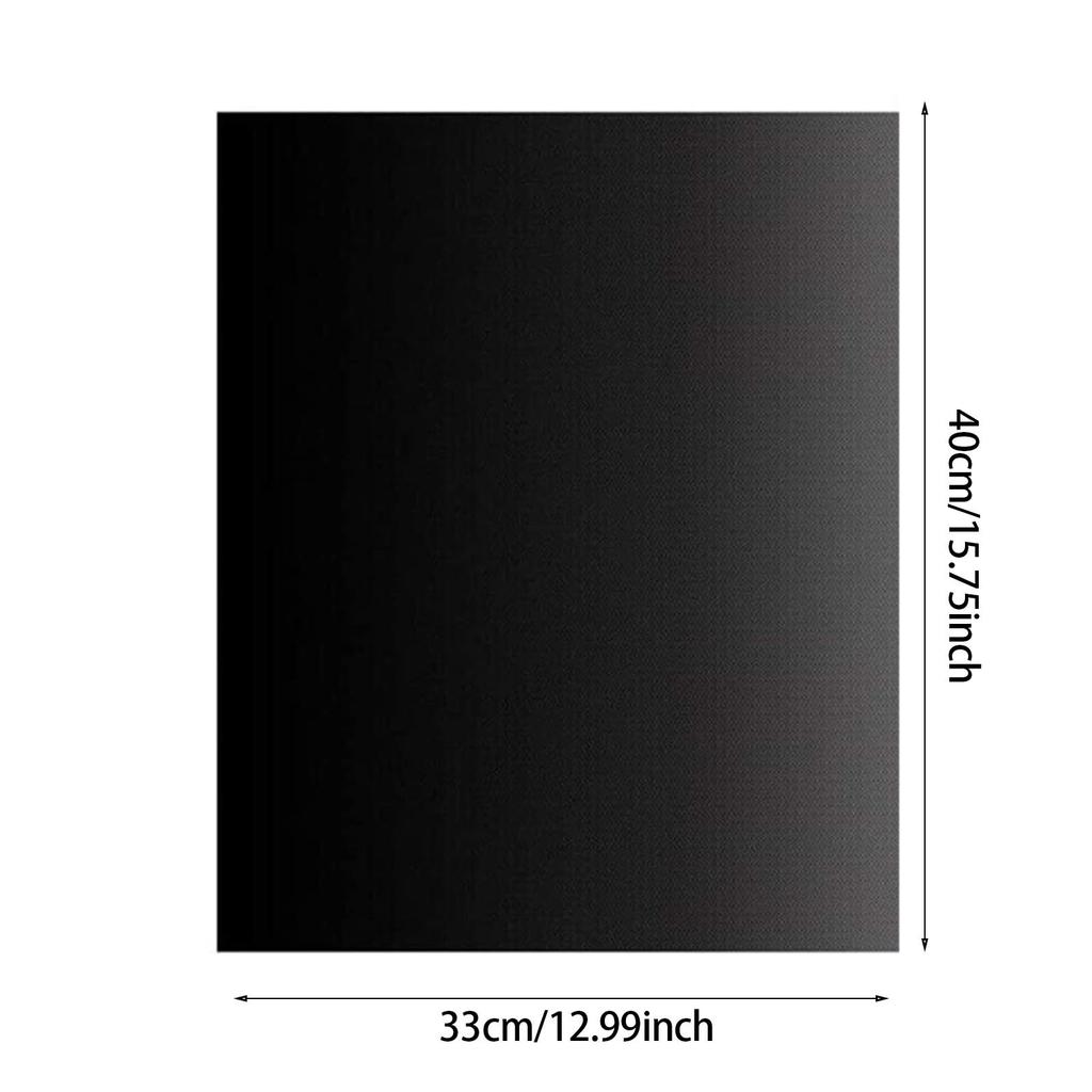 Bbq Grill Mat Barbecue Party Non Stick Mat Black Barbecue Plate Cooking Grilling Sheet Heat Resistance Easily Clean Kitchen Tool