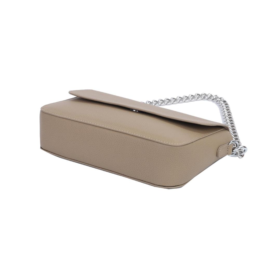 Korean Style Cowhide Chain Shoulder Bag - Elegant Summer Fashion for Women