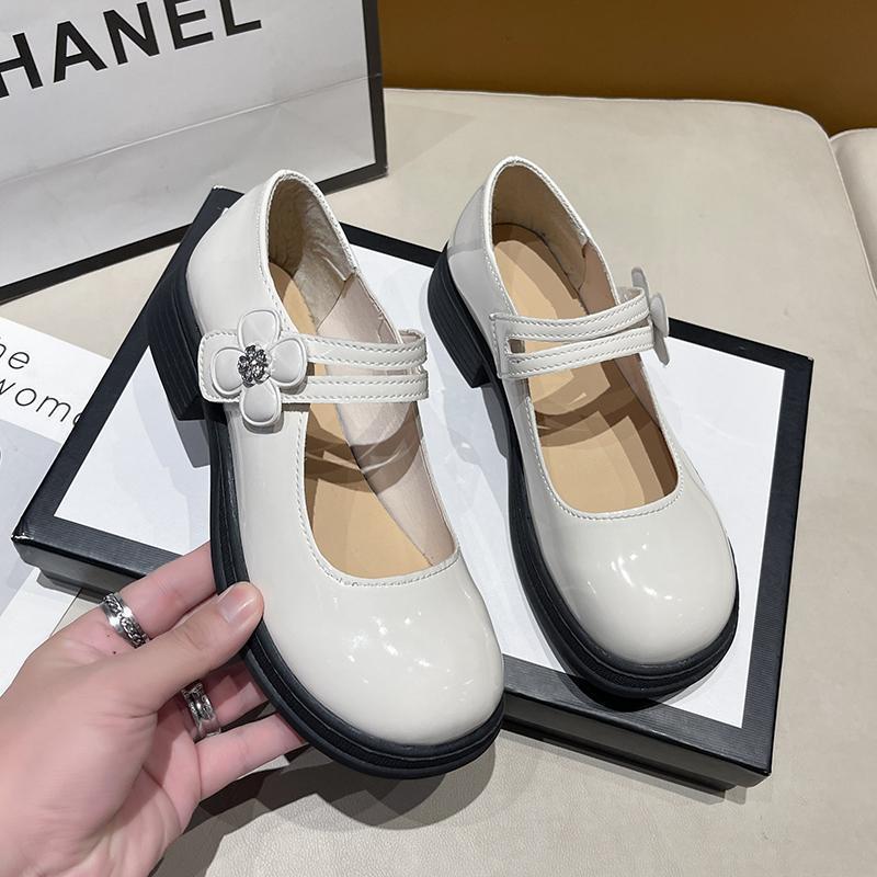 

Туфли Мэри Джейн в стиле ретро осень 2025 новые модели показывают маленькие ноги толстый каблук туфли JK японские маленькие кожаные туфли студенческие туфли-лодочки женская обувь 40