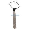 HX6F Schimmernde Perlen Choker-Halskette Luxuriöse Perlen-Krawatte für Damen für Hochzeit und Brautjungfern Schmuck