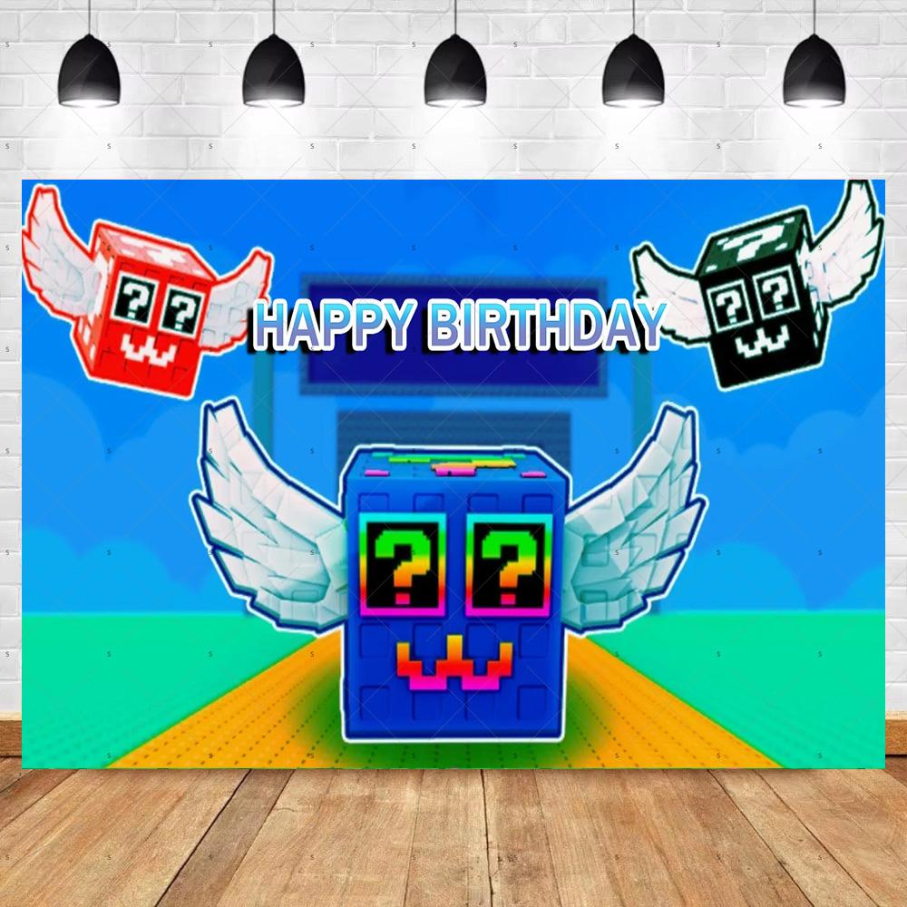 Steal N Catch The Brainrot Birthday Party Decorations Number Balloon Cake Topper Popular Game Background Party Supplies Kid Gift