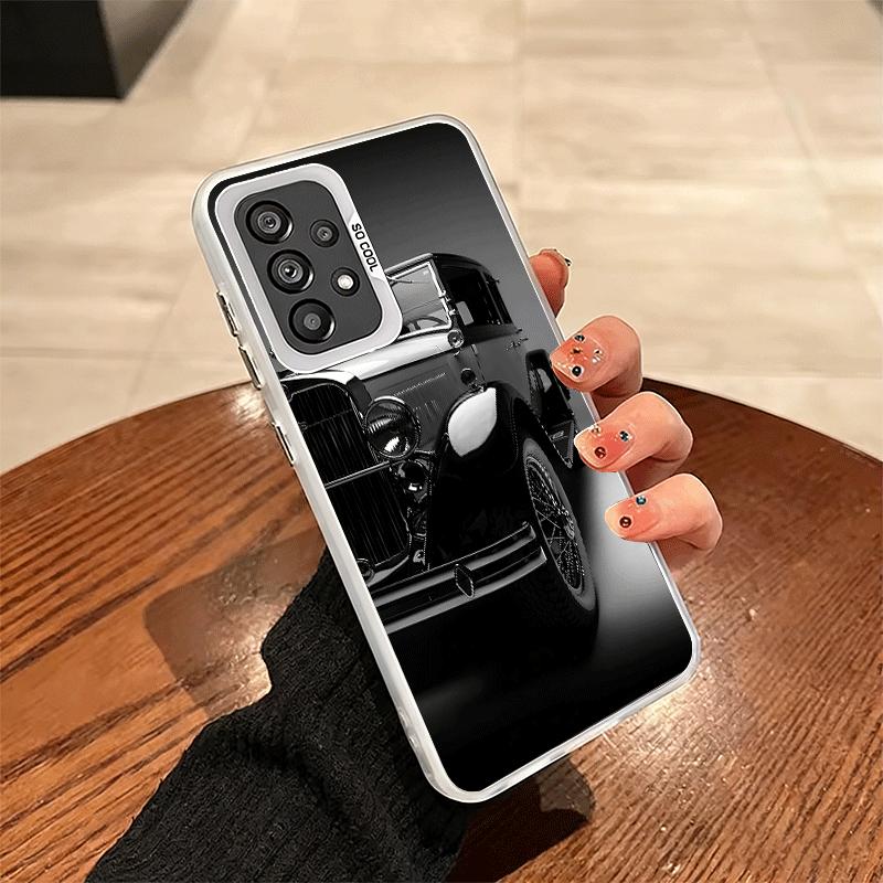 Classic Vintage Retro Car Soft Phone Case for Samsung A17 A16 A15 A14 A13 A57 A56 A55 A54 A53 A37 A36 A35 A34 A33 A26 A25 A24 A2