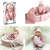 30cm Simulation Baby Doll Realistic Rebirth Doll with Nipple/Blanket/Bassinet/Pillow for Baby Kid Appease Accompany