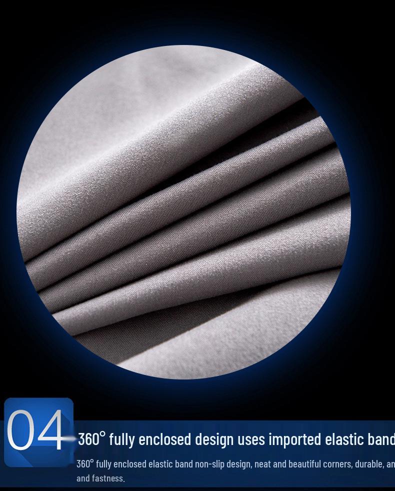 Brushed Cotton Non-slip Fitted Sheet and Mattress Cover for Hotel & Guesthouse Beds