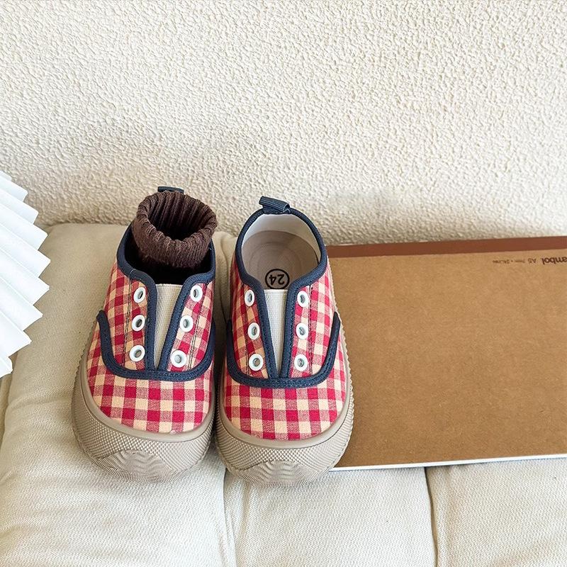2025 Spring and Autumn New Korean Version of Children's Soft-soled Casual Shoes Children's Indoor Shoes Boys and Girls Baby Shoes Toddler Shoes