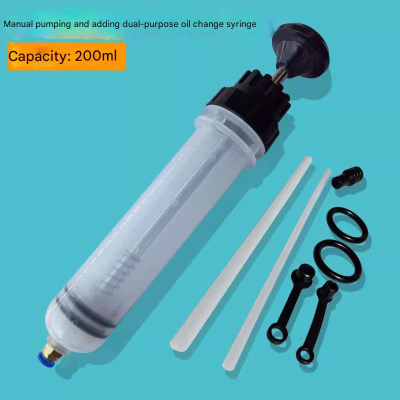 200CC 500CC Needle Suction And Injection Dual Purpose Oil Change Tool Manual Oil Pump Brake Oil Changer Car Carbon Cleaning Tool