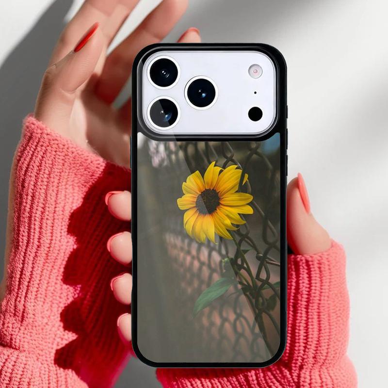 Peony Sunflowe Rose Daisy Plants Flower Phone Case for iPhone 17 Air 16e 15 14 13 Pro Max Back Cover for 12 11 Pro Coque
