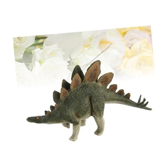 lurrose Stegosaurus Dinosaur Model Interior Figurine Desktop Decoration Material Use Realistic Ancient Animal Figure Home Decoration for Gift