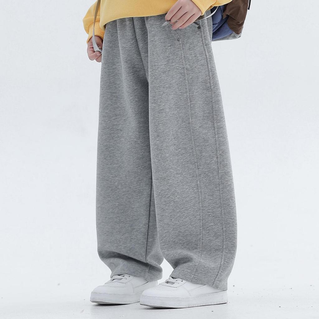 Trendy Boys' Loose Straight-Leg Autumn Pants - Wide-Leg Casual Fashion for Kids