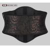 Vintage Court Style Jacquard Side Zipper Lace Up Boned Waist Cincher Shapewear