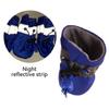 4 stücke Anti-Rutsch-Welpenschuhe Wasserdichte Winter Haustier Hund Anti-Rutsch Regen Schnee Stiefel Schuhe Dicke Warme Prewalkers Socken Booties