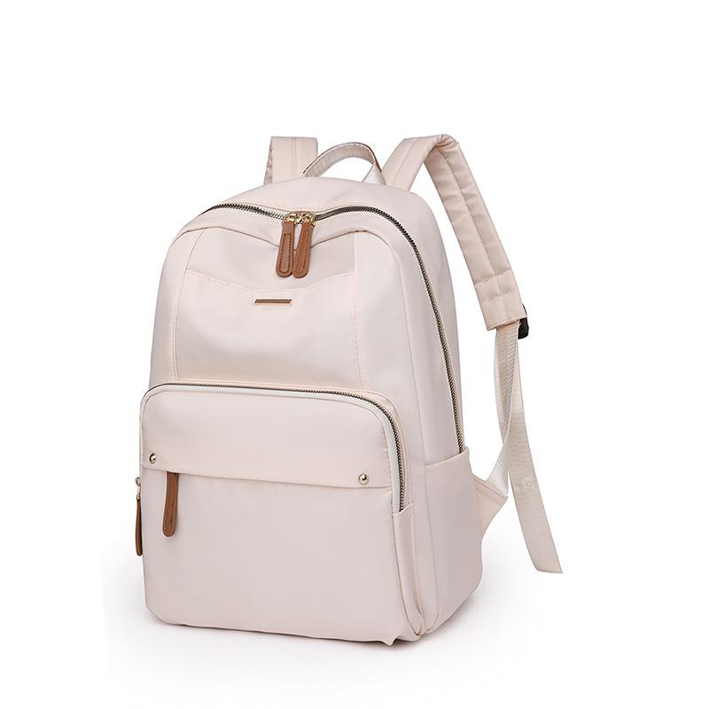 Schoolbag for College Students, Large Capacity, Fashionable and Simple Women's Light Travel Bag, Versatile Ins Backpack Casual Bag