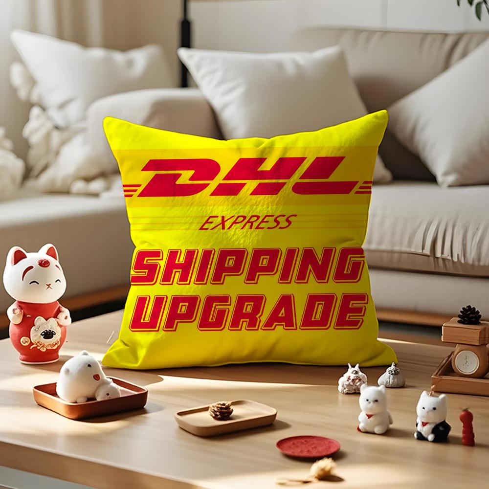 Fashion DDHL Hot EExpress Cushion Cover Silky Short Plush with Invisible Zipper Dustproof Sofa Pillow Cover for Home Decor
