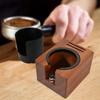 Espresso Tamping Station Espresso Organizer Station Bar Distributor Accessories Wood Tamper Premium Coffee Portafilter Holder