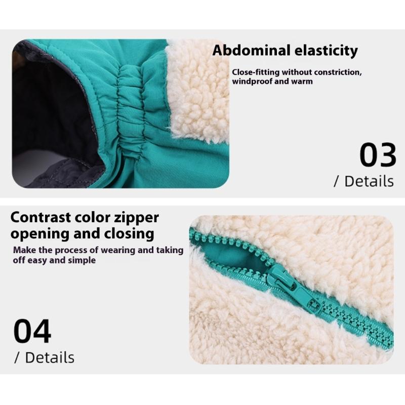 Dog Winter Apparel Furry Vest for Dogs Boy Girl Medium Dogs for Indoor and Outdoor Use Thick Coat Clothes Outfit for Pet