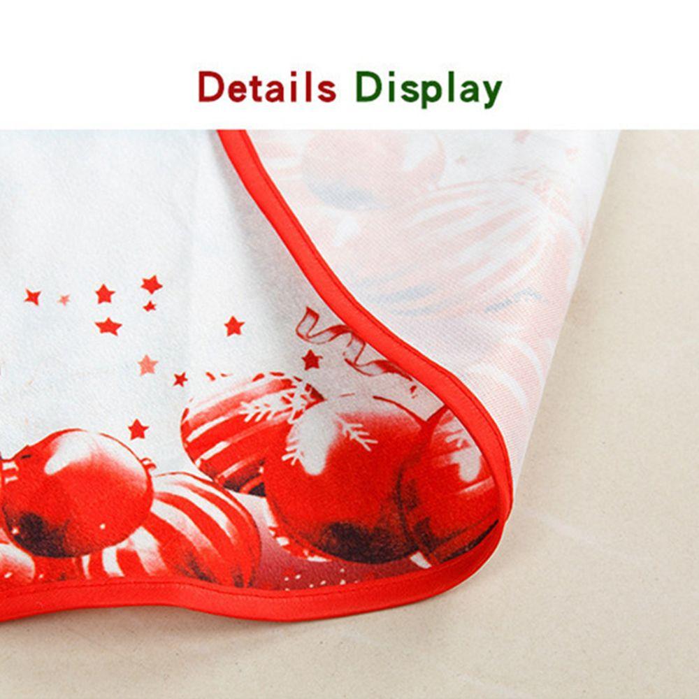 Soft Fabric New Year Ornament Xmas Tree Bottom Cover Party Supplies Christmas Tree Skirt Xmas Decor