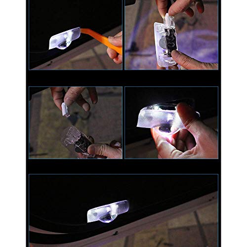 Minile 20 Series Vellfire 30 Series Courtesy Lamp, Fade-Resistant Courtesy Light, Door Welcome Light, HD Logo Projection, Car Door Lamp, Courtesy