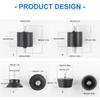 4Pieces Rubber Anti Vibration Pad Noise Dampening Feet for Sturdy Equipment Easy Installation Protective Designs