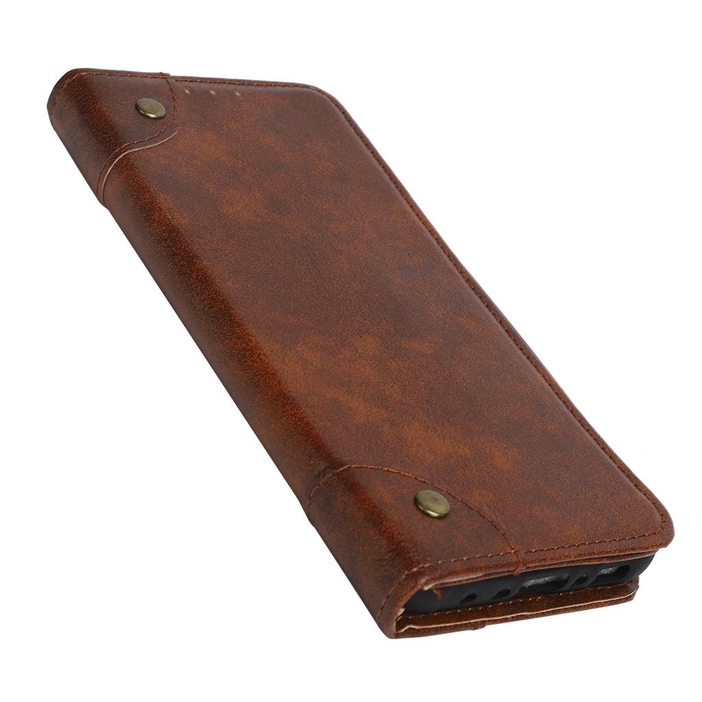 Mobile Phone Shockproof Full Body Leather Case for Samsung Galaxy X Cover 5 with Card Slot