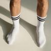 Fußballsocken für Kinder Rutschfeste Lange Kniestrümpfe Schweißabsorbierende Schüler Gestreifte Sportsocken