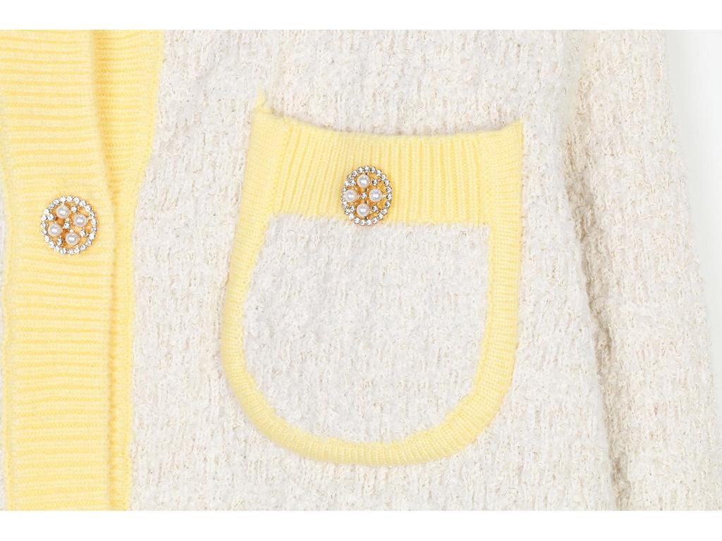 French Elegant Knitted Cardigan and Skirt Set - Autumn/Winter Fashion