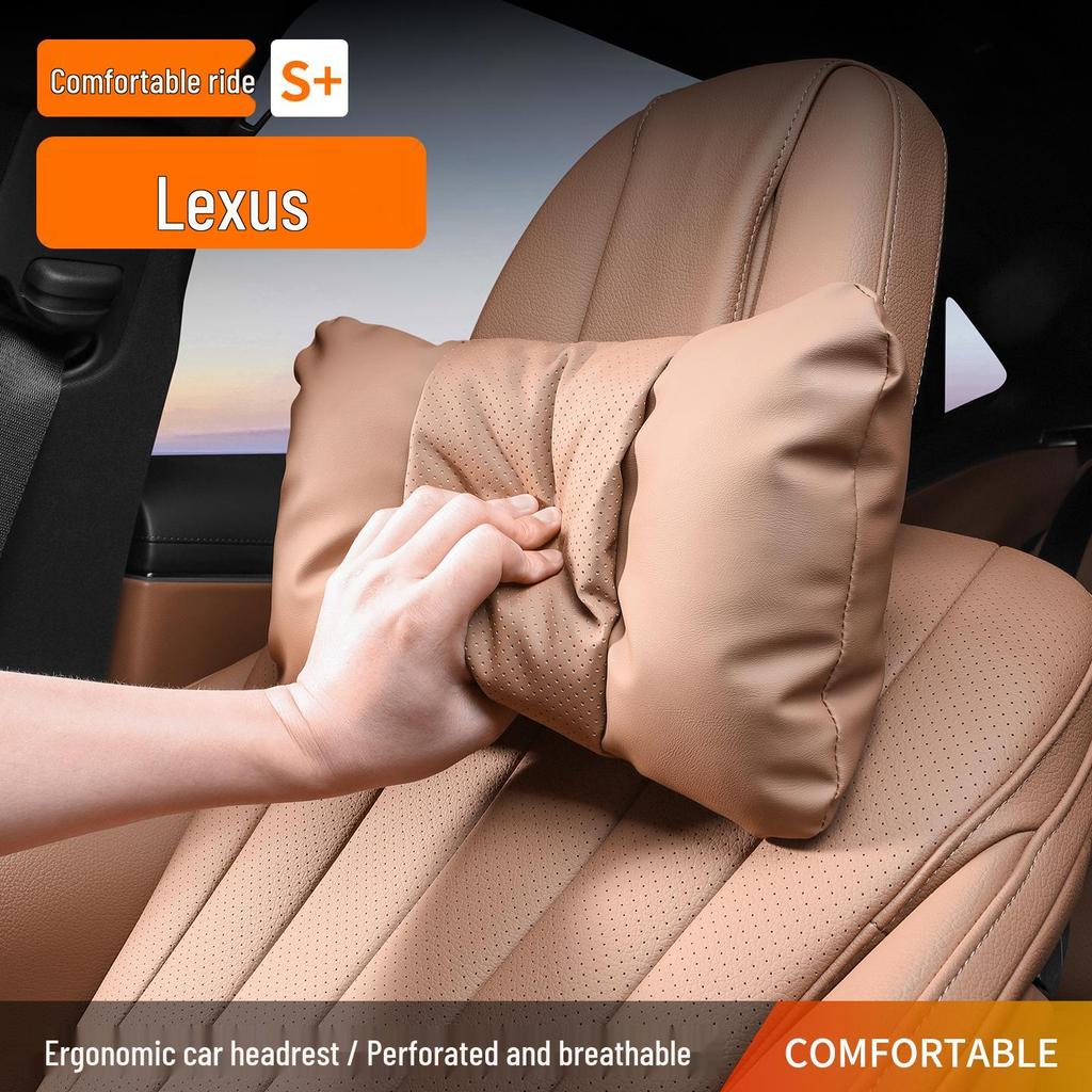Lexus ES & RX300 Car Headrest, Neck, and Lumbar Support Pillow