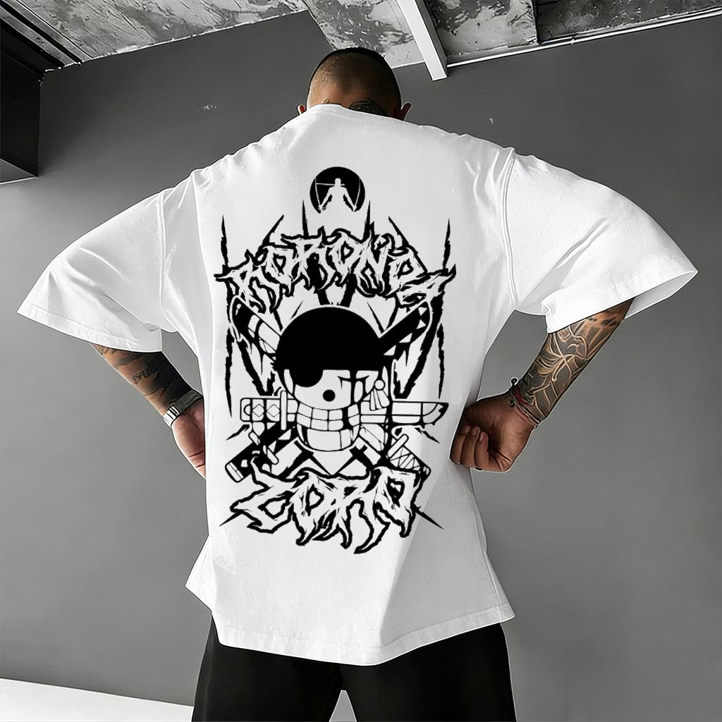 Unisex Zoro Graphic T Shirt Men Women Short Sleeve Tee Oversized Casual Tops Streetwear Y2k 2026 Summer Fashion