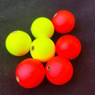 10PCS 20mm-30mm Buoyancy Balls Buoyancy Foam Floating Ball Portable   Fishing