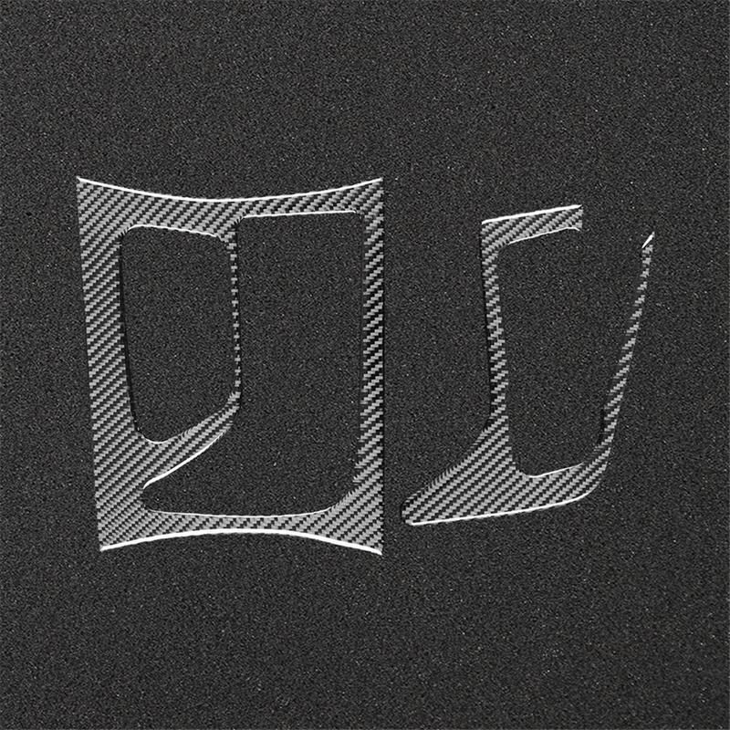 Carbon Fiber for Dodge Charger 2015- Center Console Gear Shift Panel Cover Trim Interior Accessories LHD