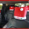 4Pcs Christmas Hat Car Headrest Dust Cover For New Year Car Decor All Inclusive Headrest Cover Seat Cap Universal Auto Interior