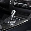 For BMW 3 4 Series F30 2013-18 3GT F34 14-18 F33 F34 F36 14-18 Carbon Fiber Gear Shift Multimedia Panel Car Interior Accessories