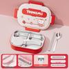 304 Stainless Steel Insulated Bento Box - Student Lunchbox with Food Compartments