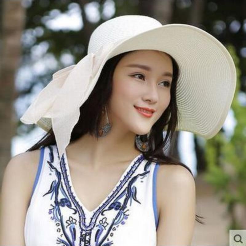 Straw Hats Summer Spring Wide Brim Beach Sun Hats KTB