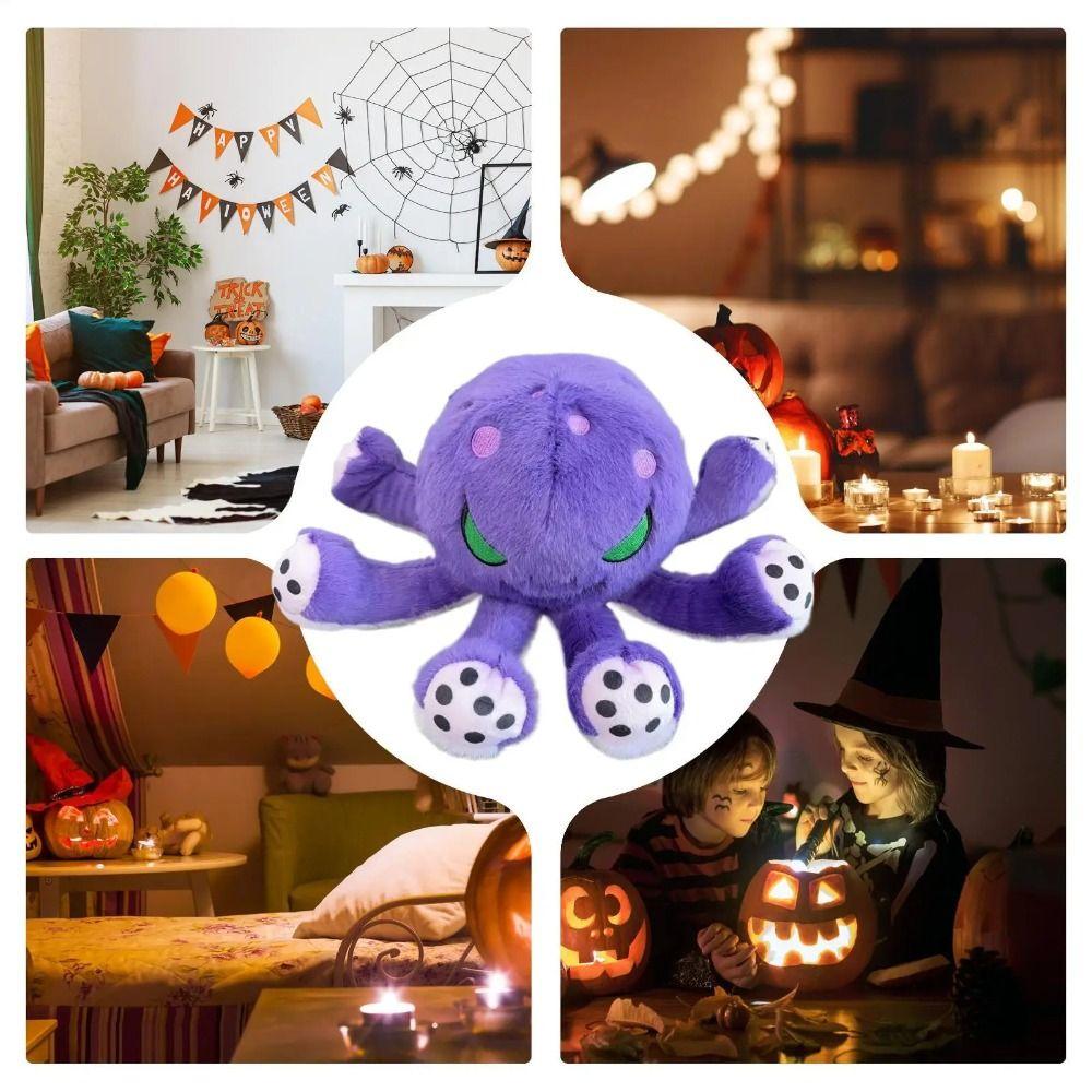 Halloween Theme Halloween Octopus Plush Toy Realistic Octopus Stuffed Animal Kids Gifts