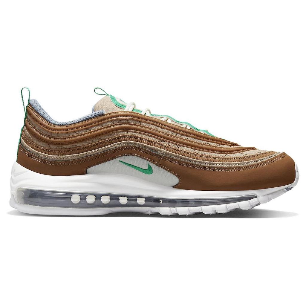 Nike Męskie Air Max 97 SE Moving Company Męskie Trampki Brązowy Konopie Stadium-Zielony DV2621-200