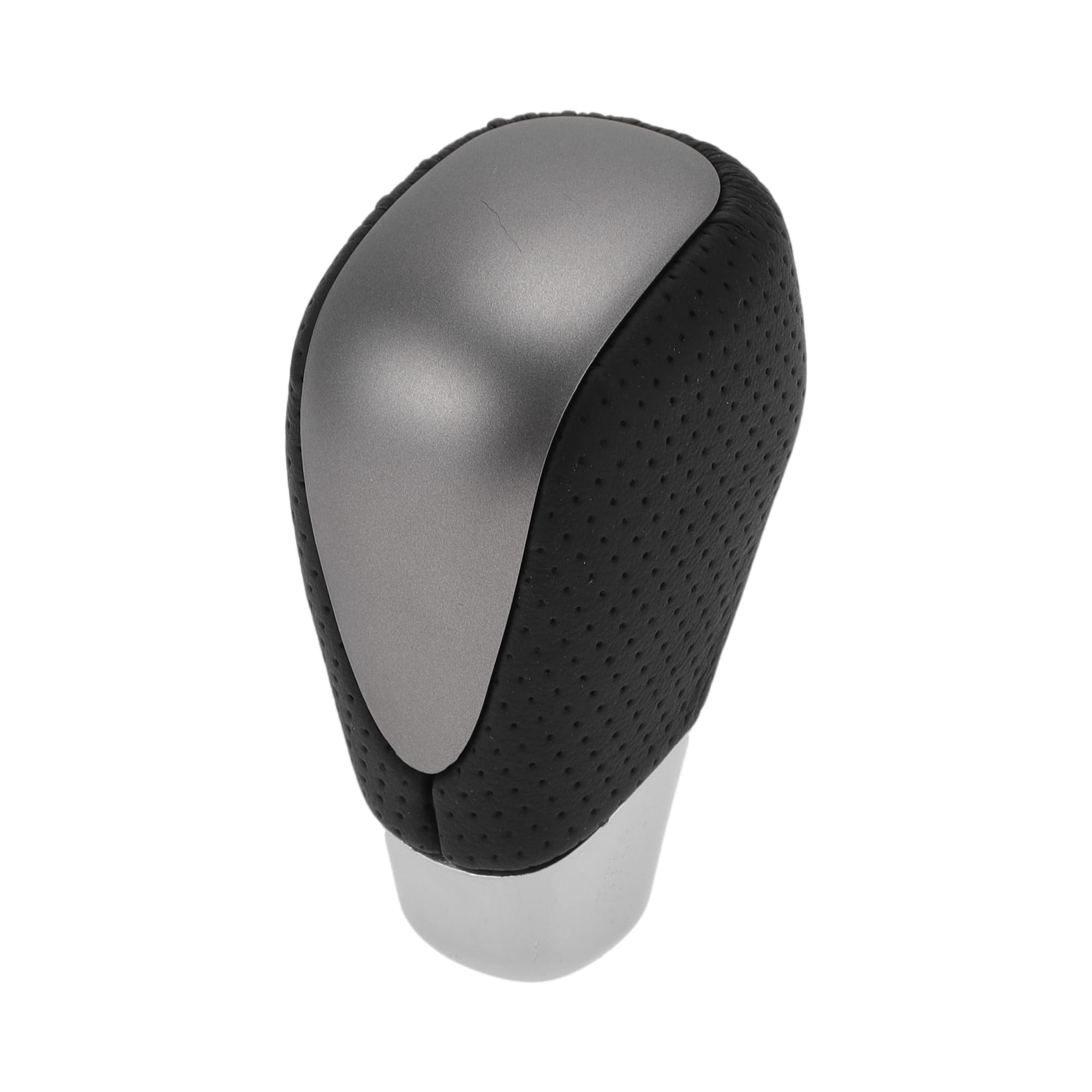 

RATCHROLL Automatic Gear Shift Knob for Toyota Alphard 200 Series Plastic Faux Leather Automotive Gearbox Stick Shifter Lever Black Silver Tone