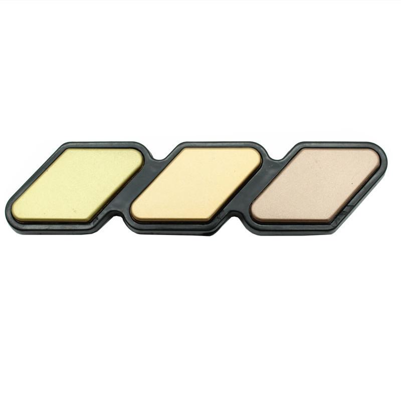 3-Color Grille Badge Decal Sticker Emblem Car Rear Trunk Emblem Badge Decal Accessories For Toyota RAV4 FJ Cruiser Tacoma TRD