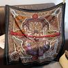 Korean New Style Big Square Scarf Scarf for Women Versatile Spring and Autumn Summer Thin Style Paired with Suit Shawl Scarf