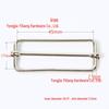 Stainless Steel Adjustable D-Ring Buckle - Copper Three-Speed Wire Pull Design