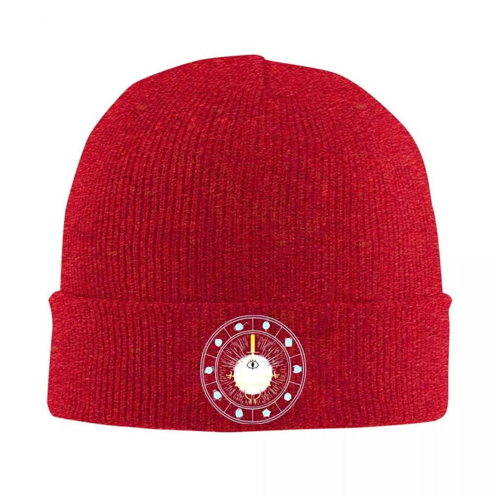 Nouveau Chapeau Dessin Animé Bill Cipher Automne Hiver Bonnet Chapeau Chaud FeUnisexe Bonnet Tricoté Unisexe