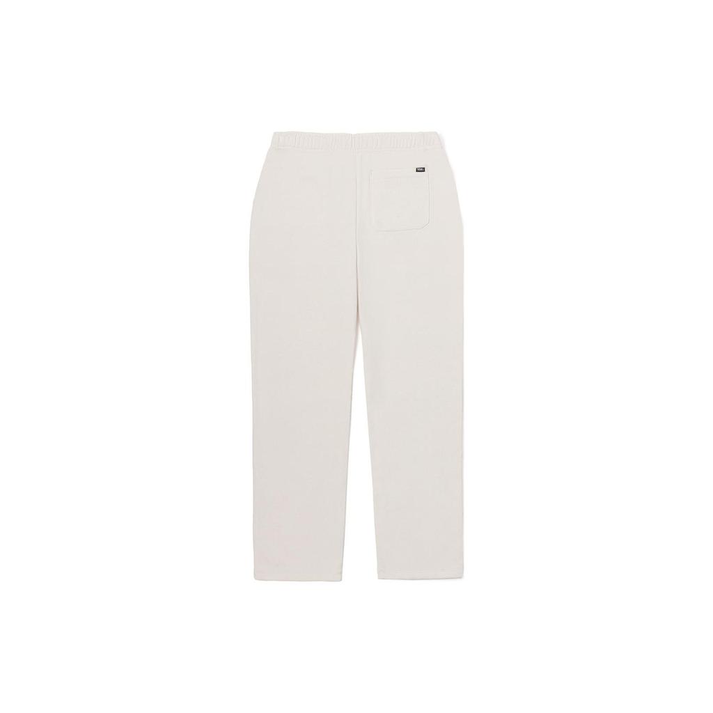 Vans Solid Pattern Printed Elastic Waist Straight Leg Pants Women Bottoms Off-White VN0A7RN97VJ-161325