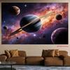 2D Artistic Outer Space Tapestry for Content Creation & Home Decor